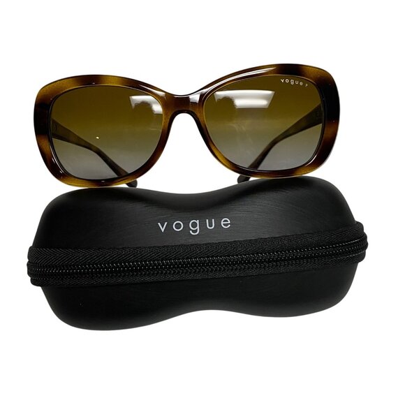 Vogue VO2943-SB Oval Brown Gradient Sunglasses‎ With Hard Protective Case NWOT - Picture 1 of 11